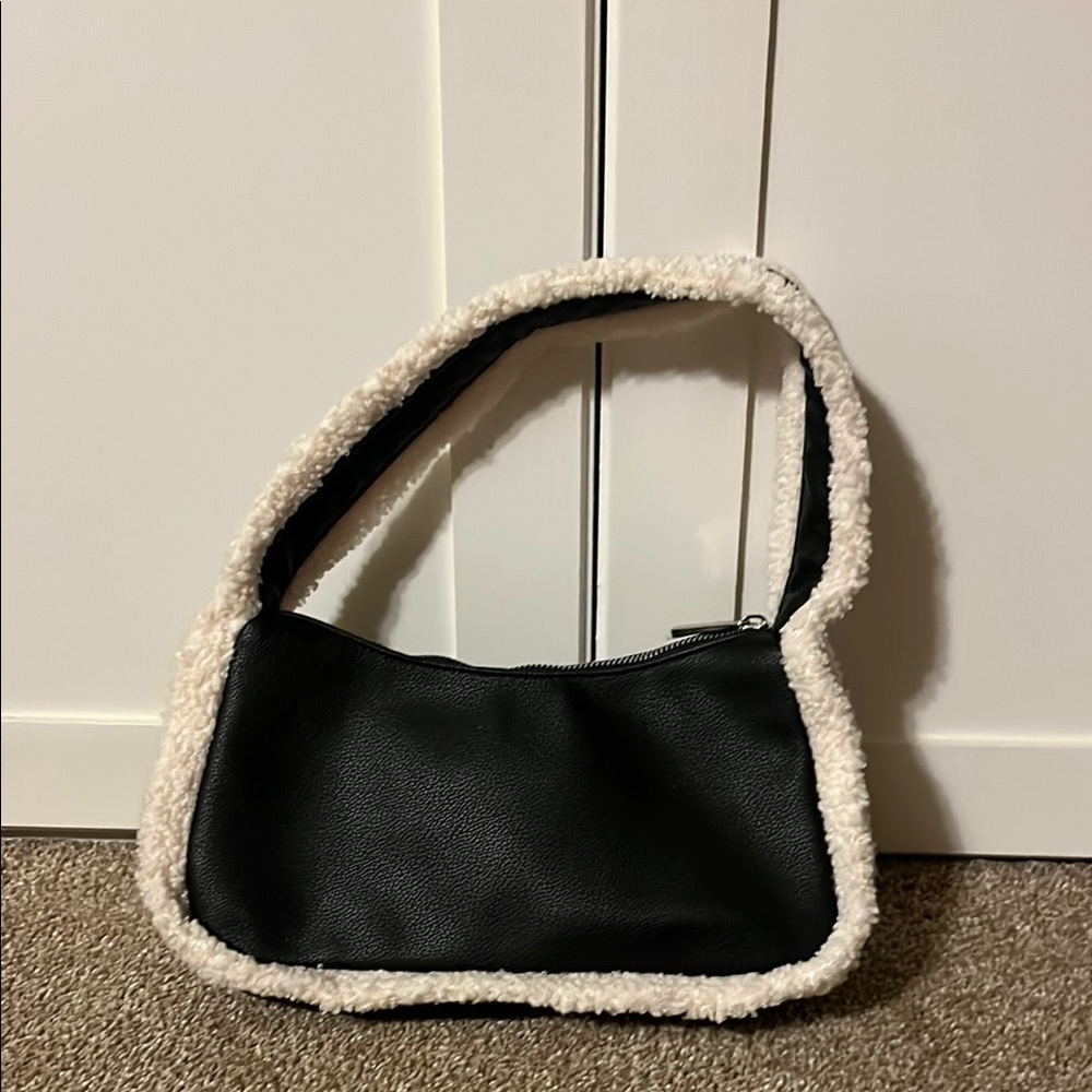 Black and Cream Women's Bag